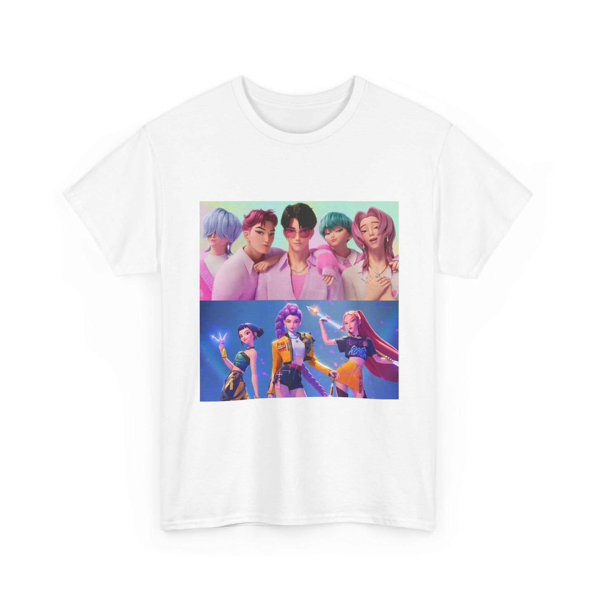 Vibrant Graphic Tee for Anime Lovers