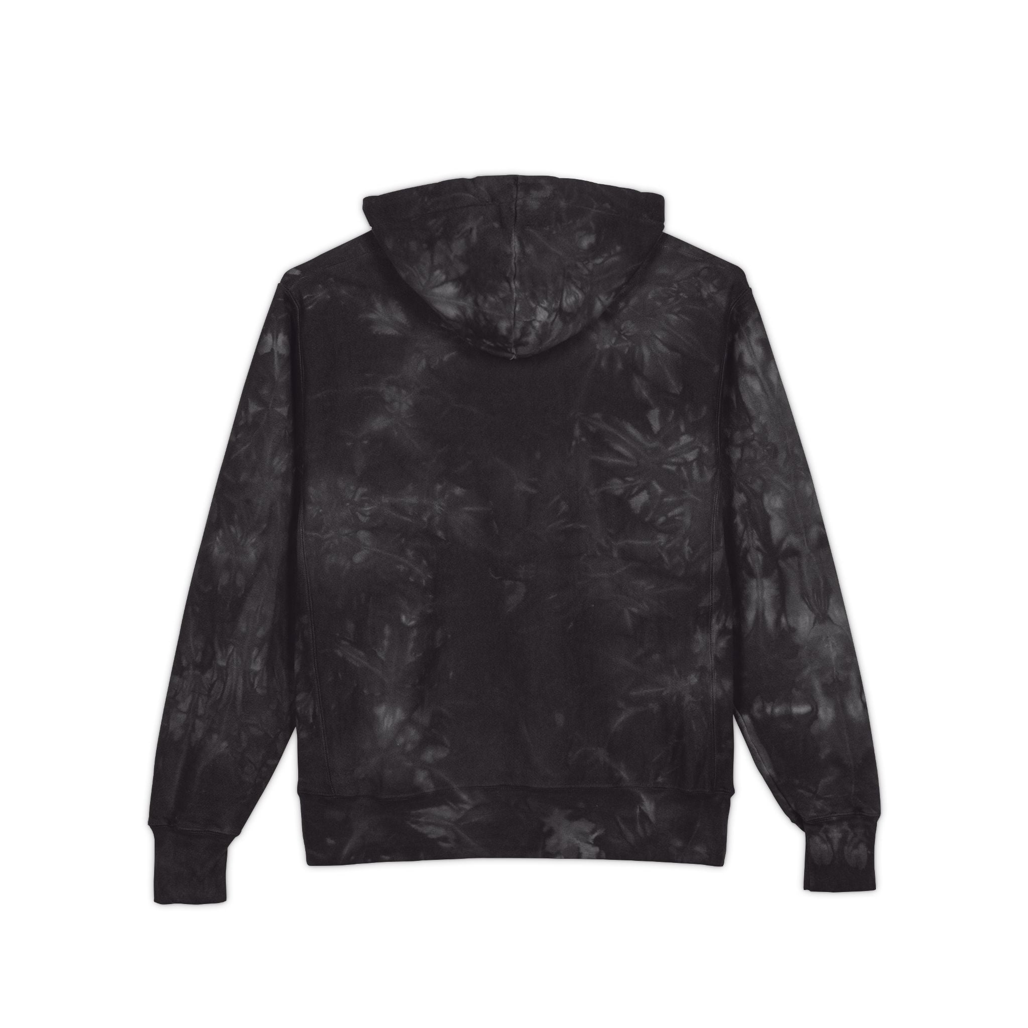 Unisex Tie-Dye Champion Hoodie with Embroidery - Trendy and Cozy