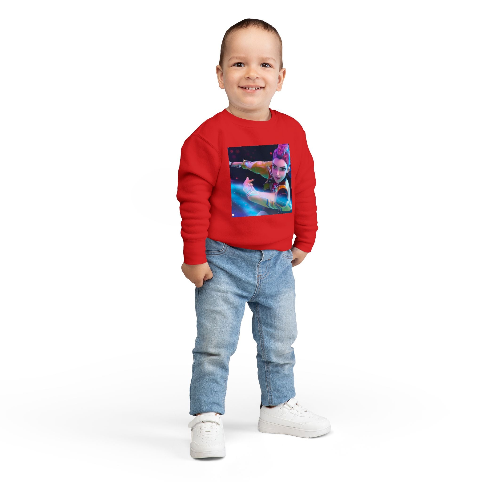 K pop demon hunters merch Toddler Sweatshirt
