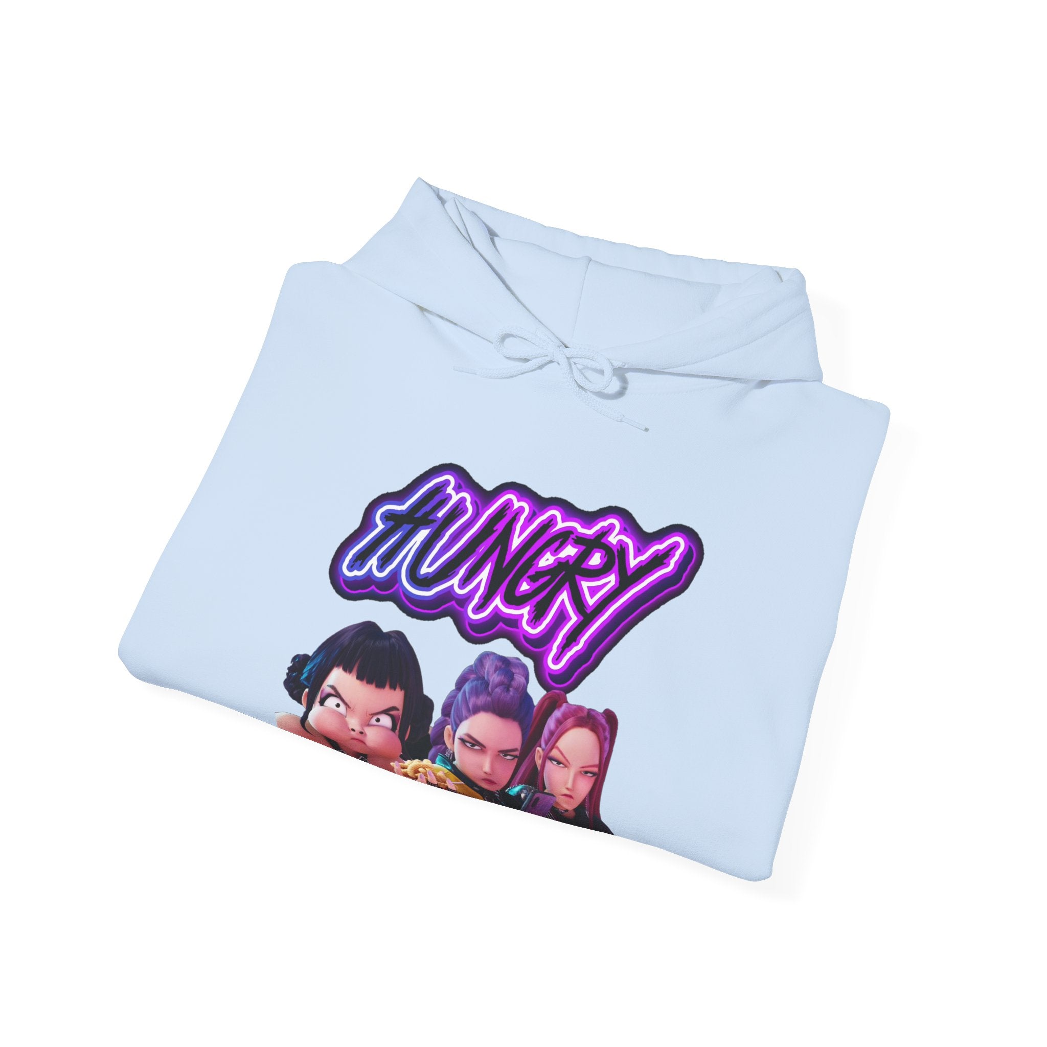 Hungry huntrix Vibes Unisex Hooded Sweatshirt