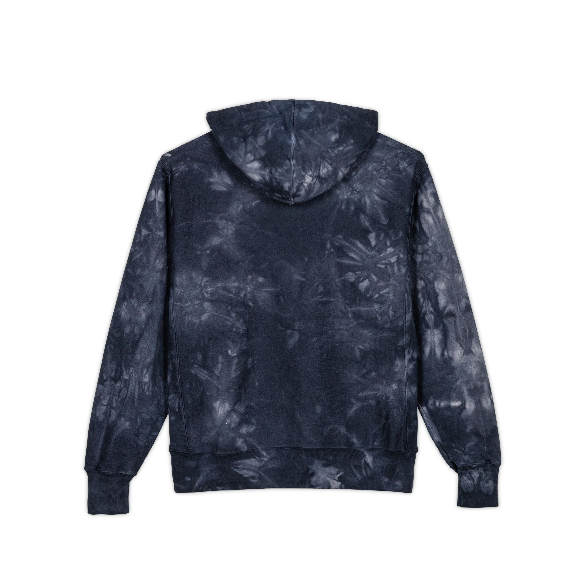 Unisex Tie-Dye Champion Hoodie with Embroidery - Trendy and Cozy