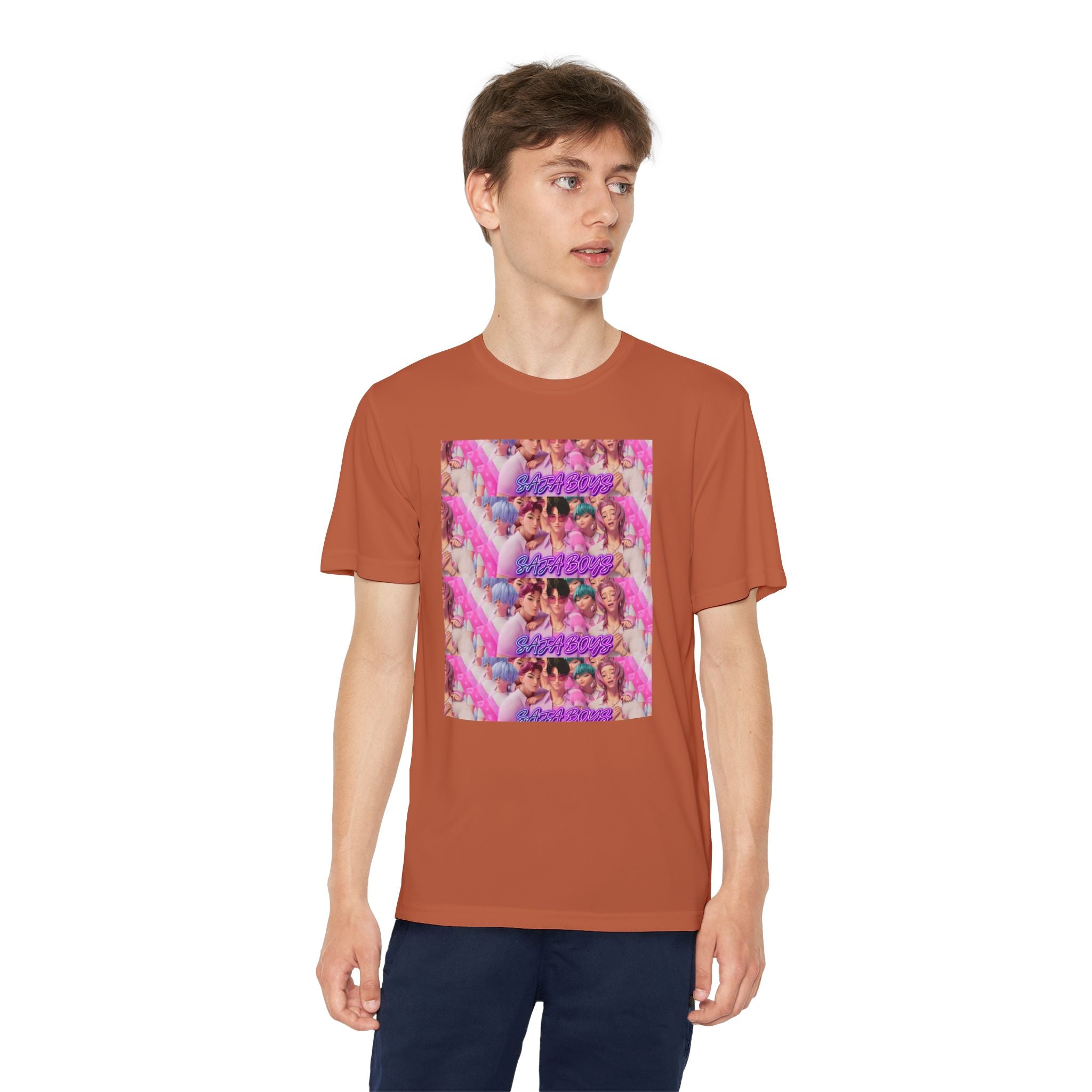 Saja boys Youth Competitor T-Shirt - Fun Retro Vibe with Colorful Design