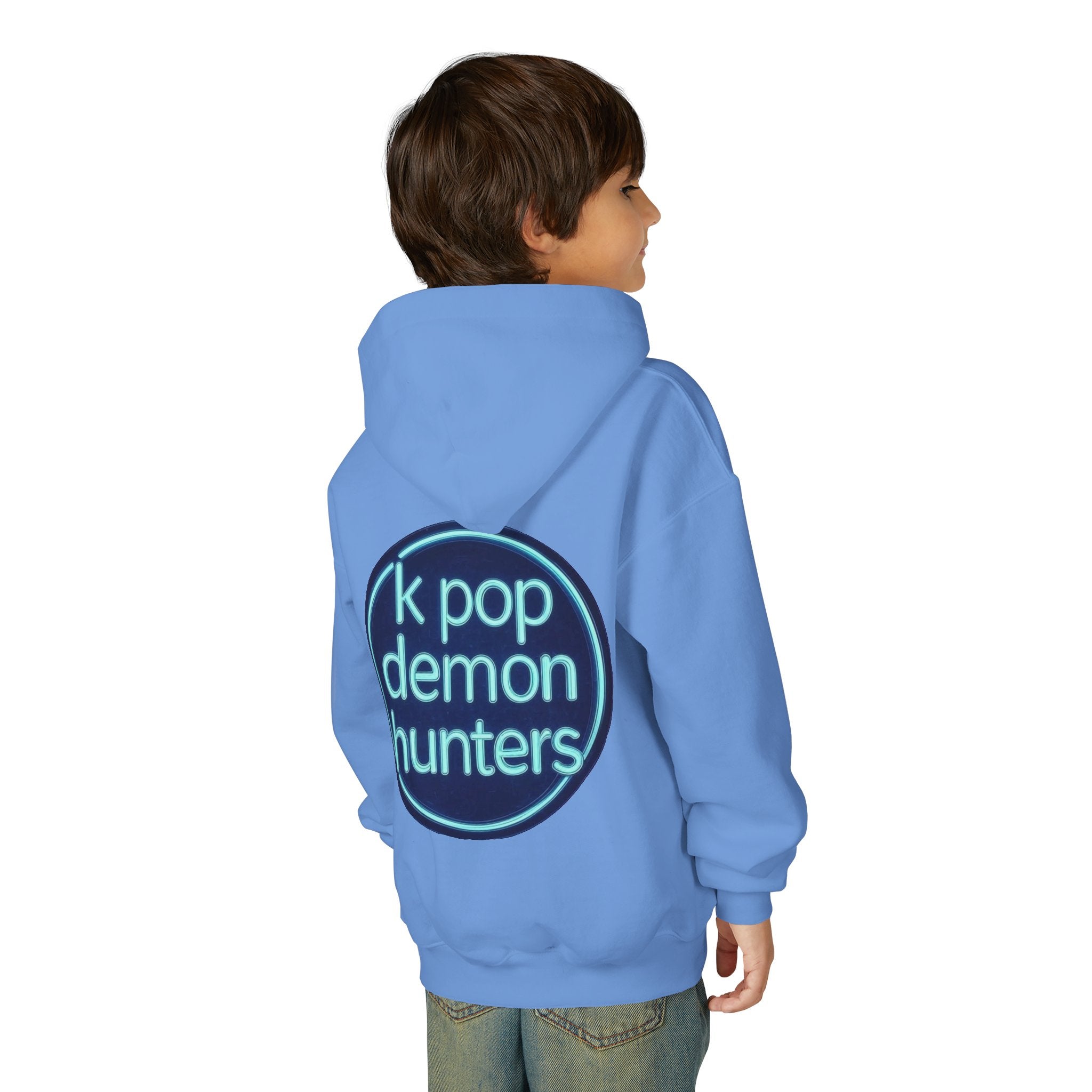 K-Pop Demon Hunters Youth Hoodie - Stylish Heavy Blend Sweatshirt for Fans