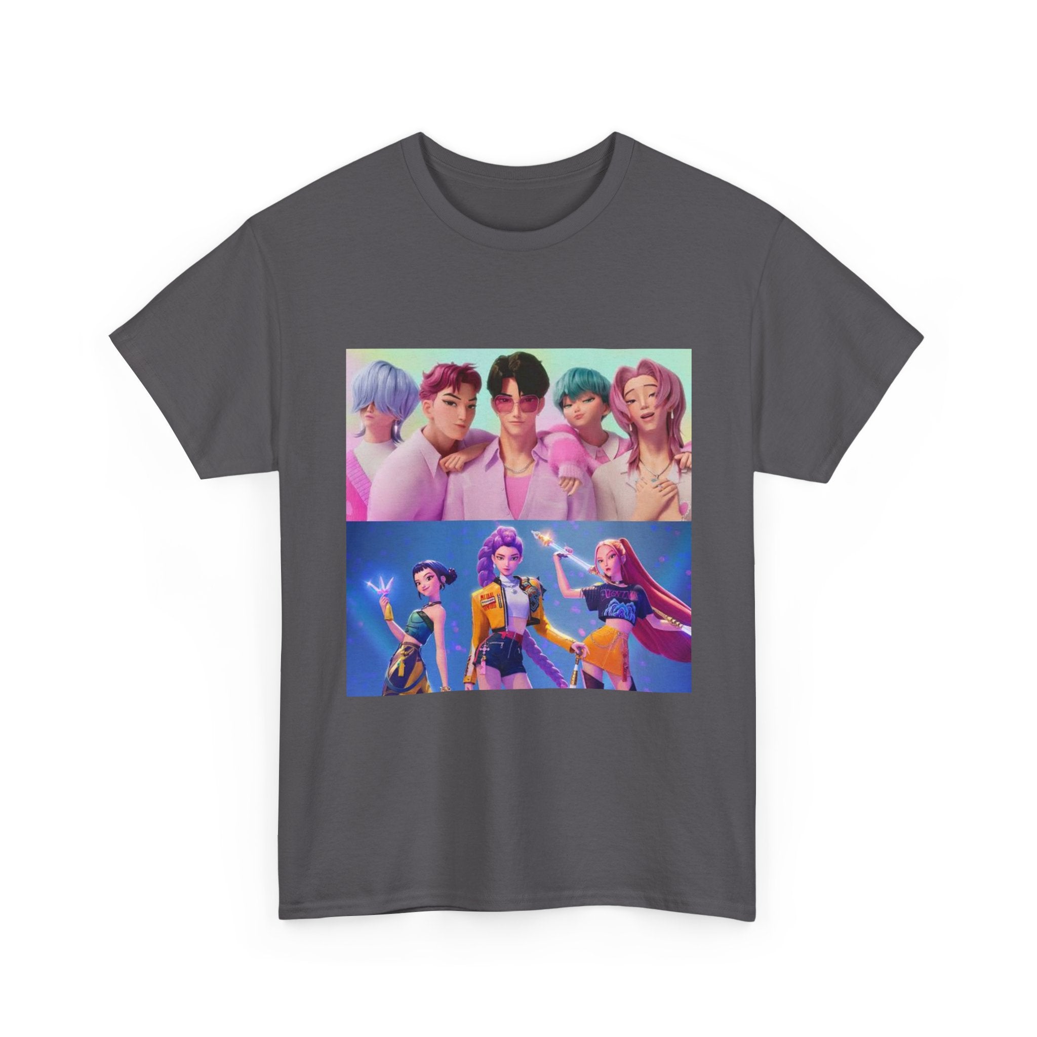 Vibrant Graphic Tee for Anime Lovers