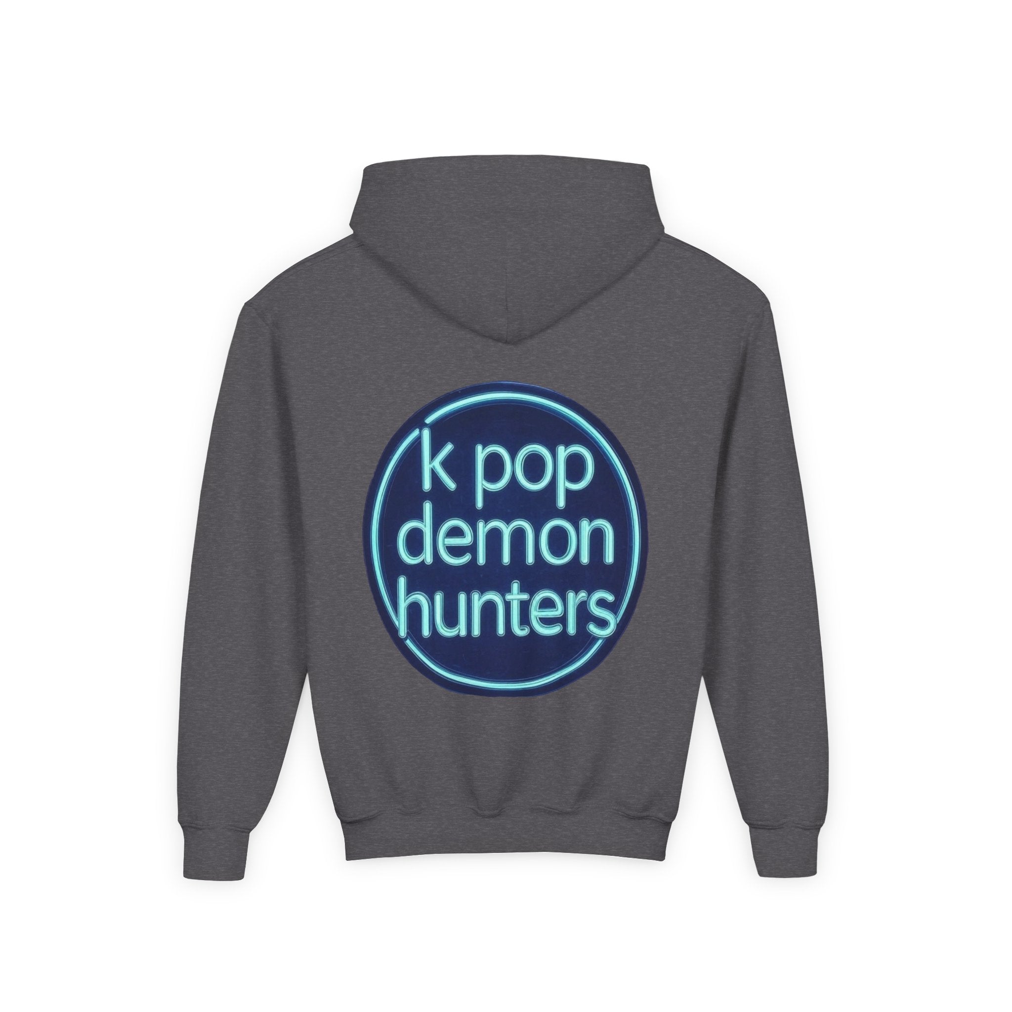 K-Pop Demon Hunters Youth Hoodie - Stylish Heavy Blend Sweatshirt for Fans