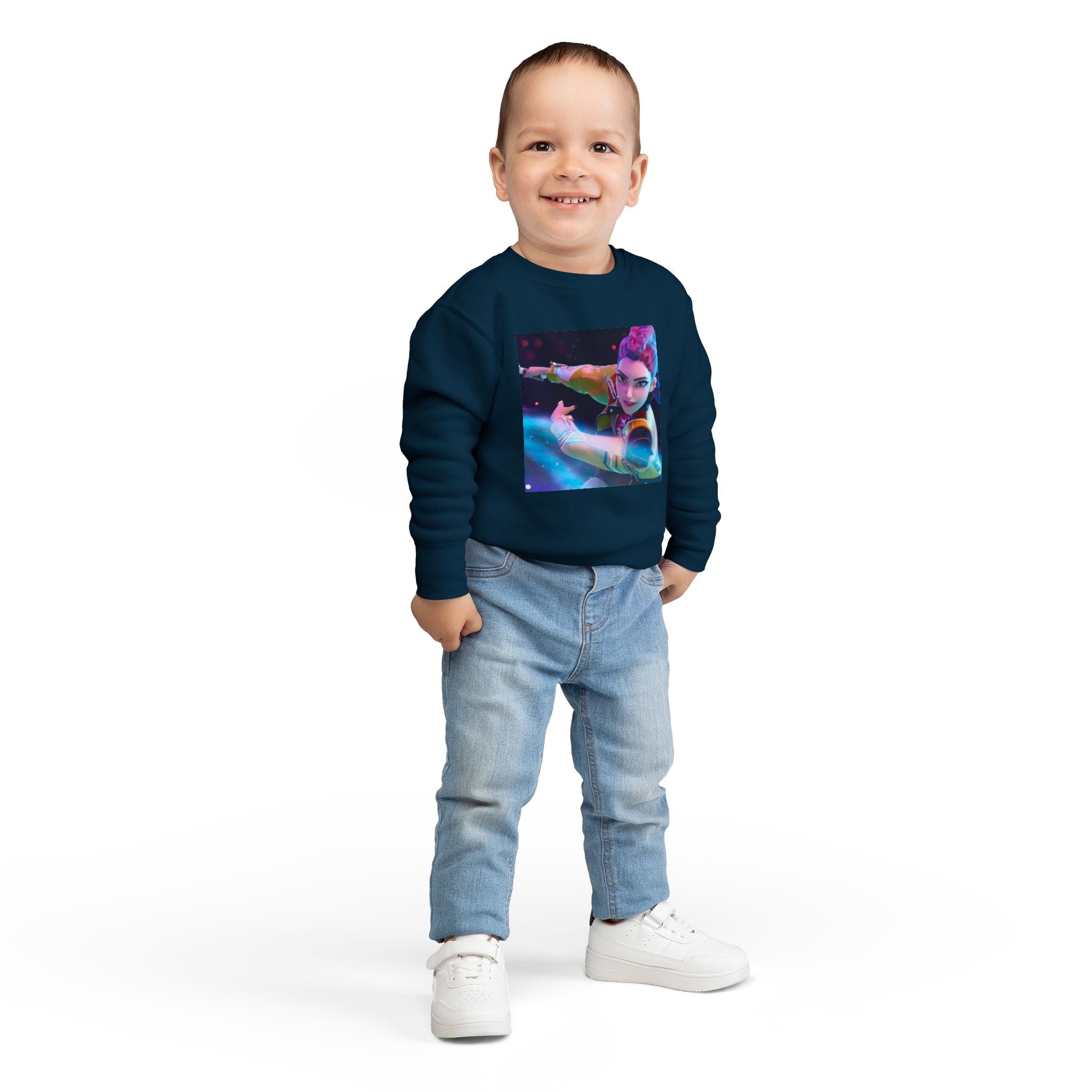 K pop demon hunters merch Toddler Sweatshirt