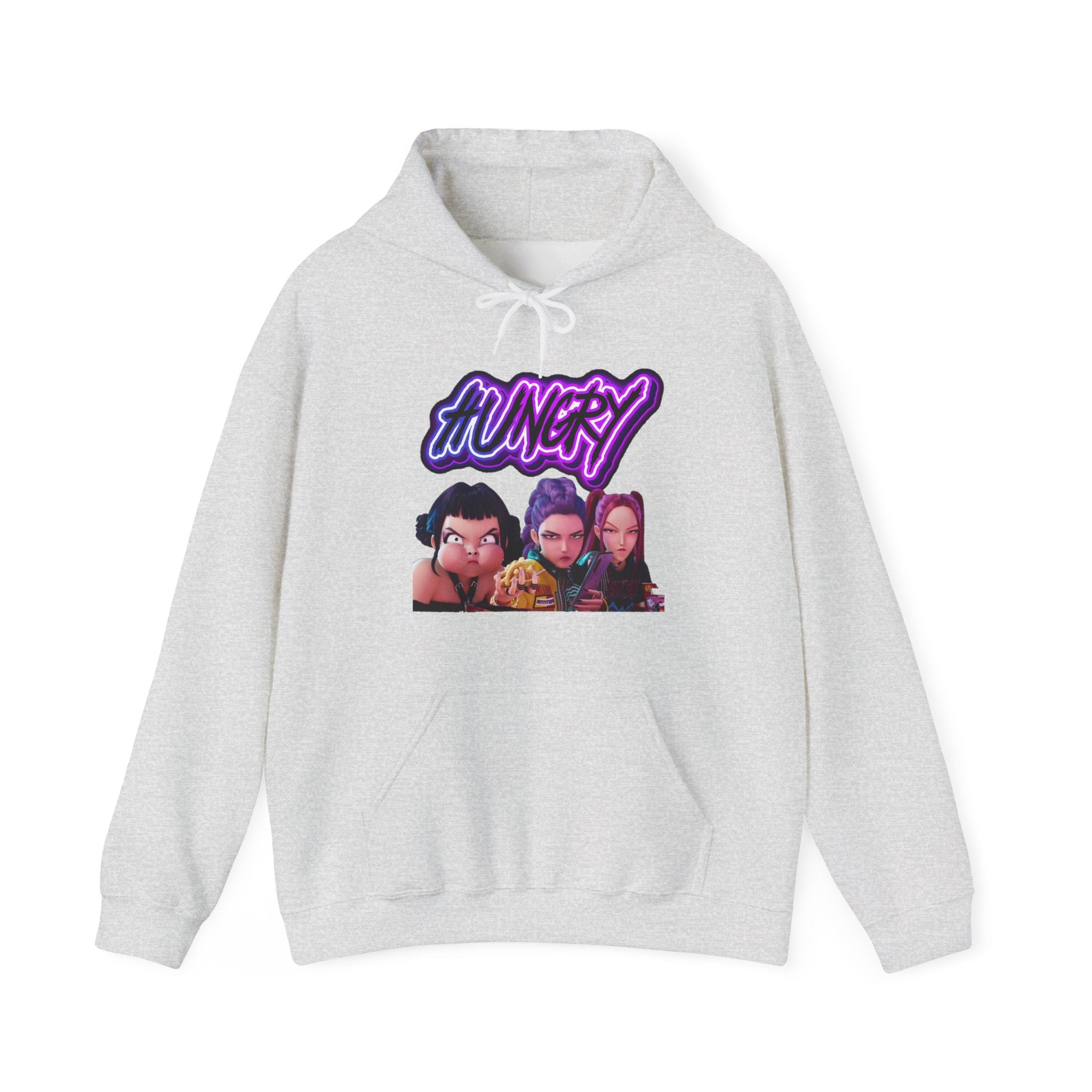 Hungry huntrix Vibes Unisex Hooded Sweatshirt