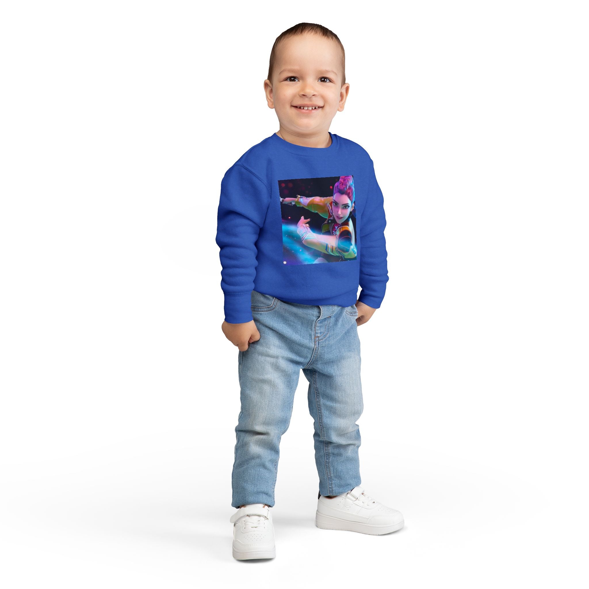 K pop demon hunters merch Toddler Sweatshirt