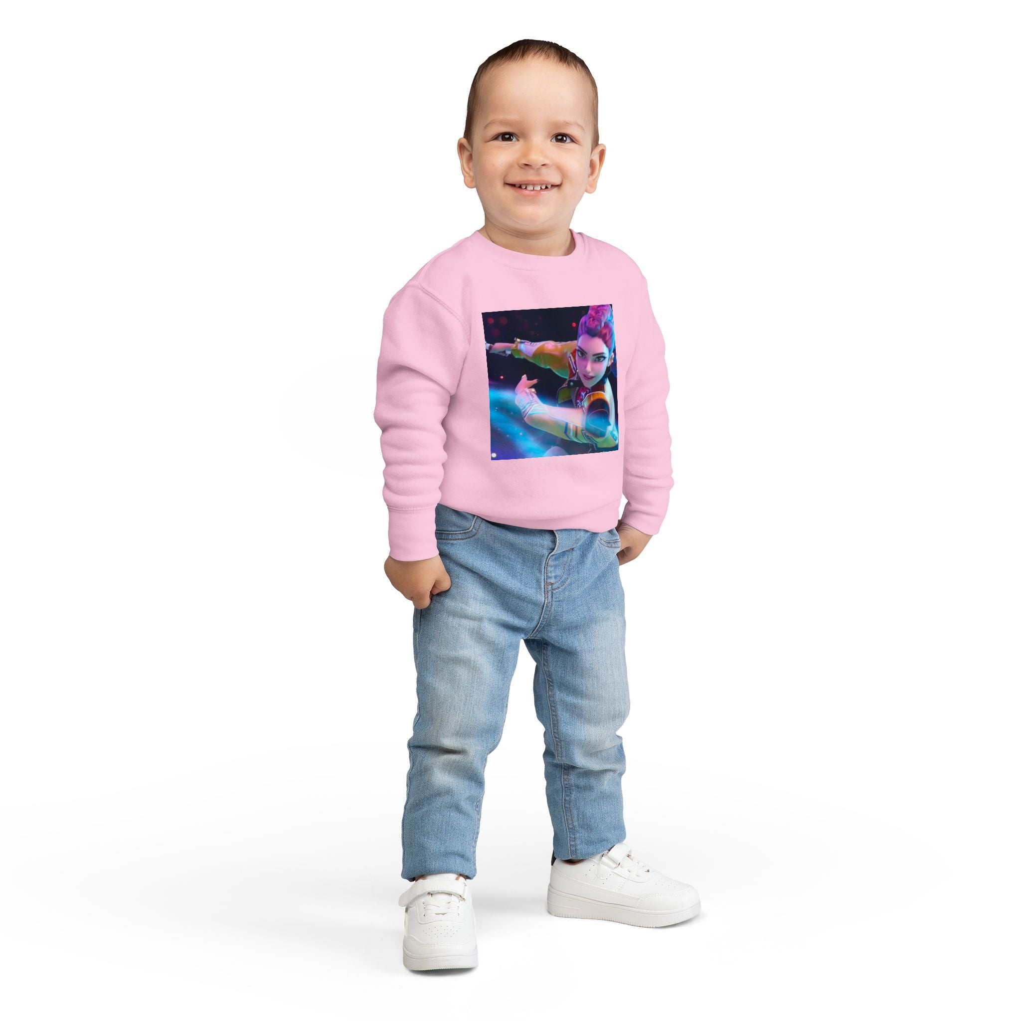 K pop demon hunters merch Toddler Sweatshirt