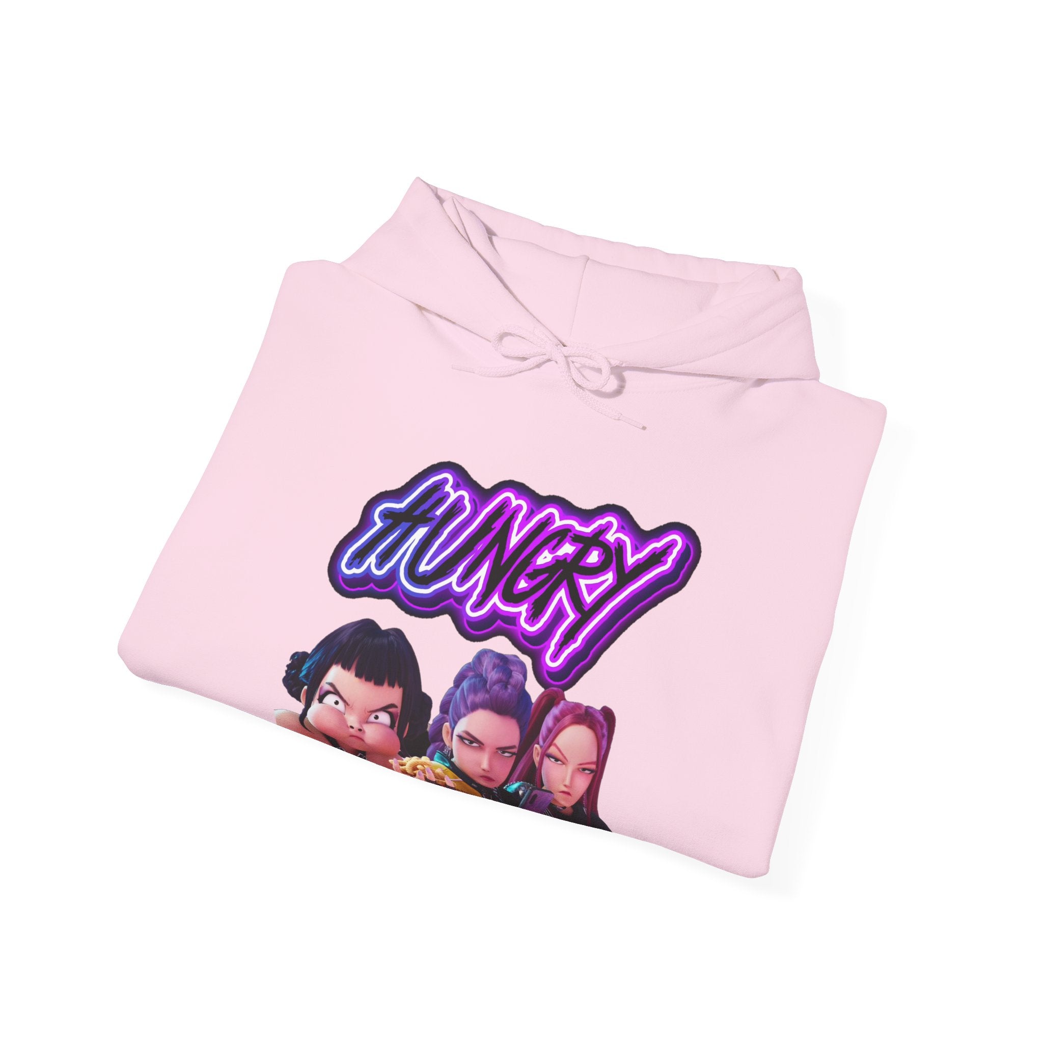 Hungry huntrix Vibes Unisex Hooded Sweatshirt