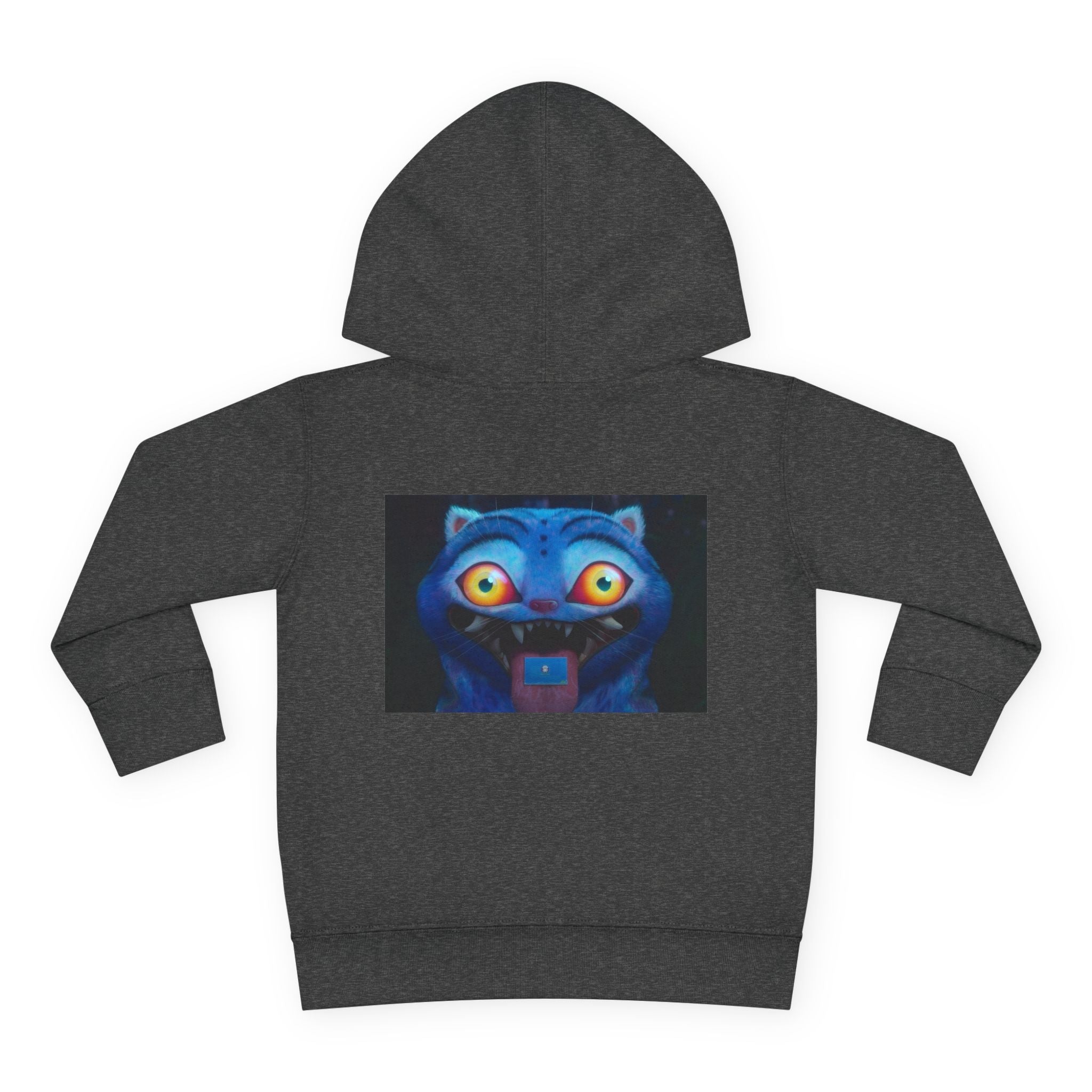 Toddler Fleece Hoodie with Colorful Character Art