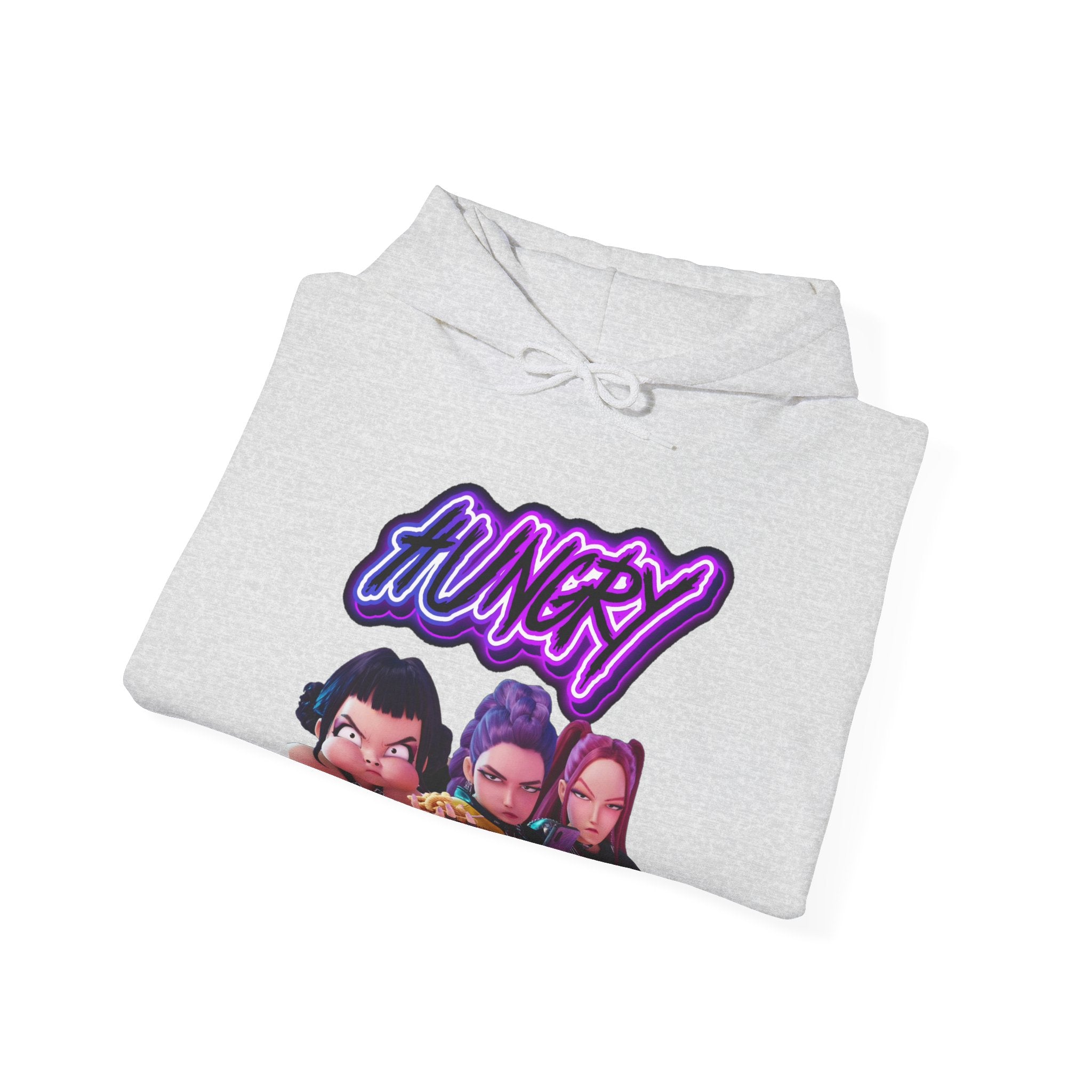 Hungry huntrix Vibes Unisex Hooded Sweatshirt