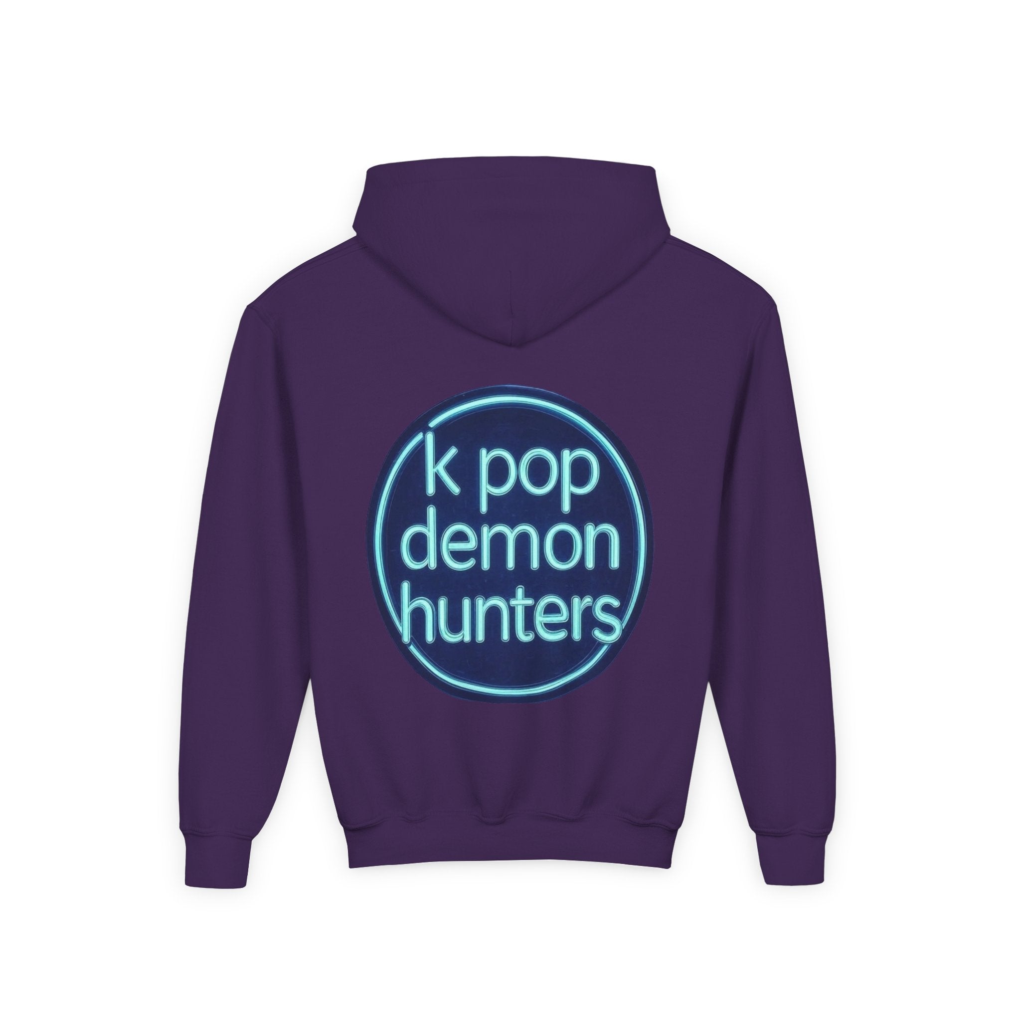 K-Pop Demon Hunters Youth Hoodie - Stylish Heavy Blend Sweatshirt for Fans