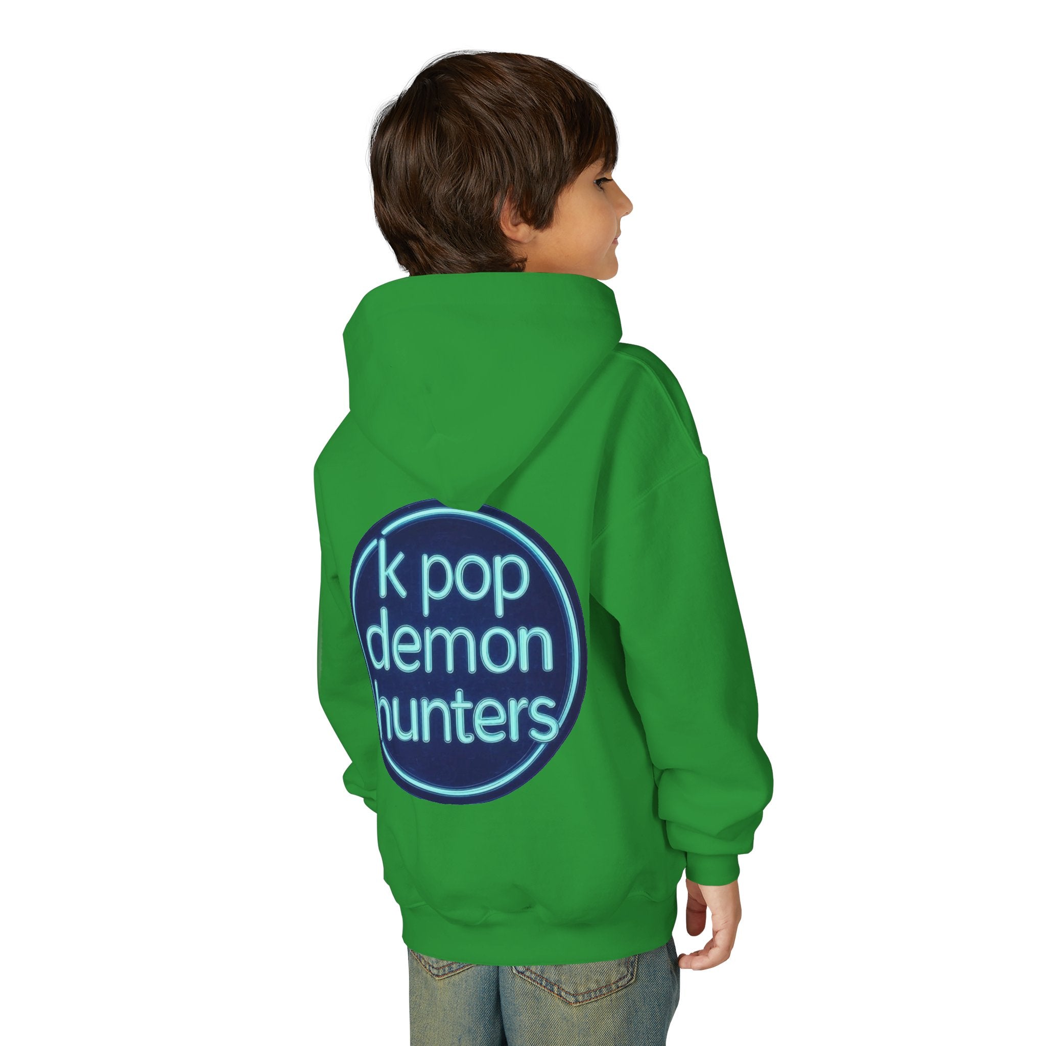 K-Pop Demon Hunters Youth Hoodie - Stylish Heavy Blend Sweatshirt for Fans