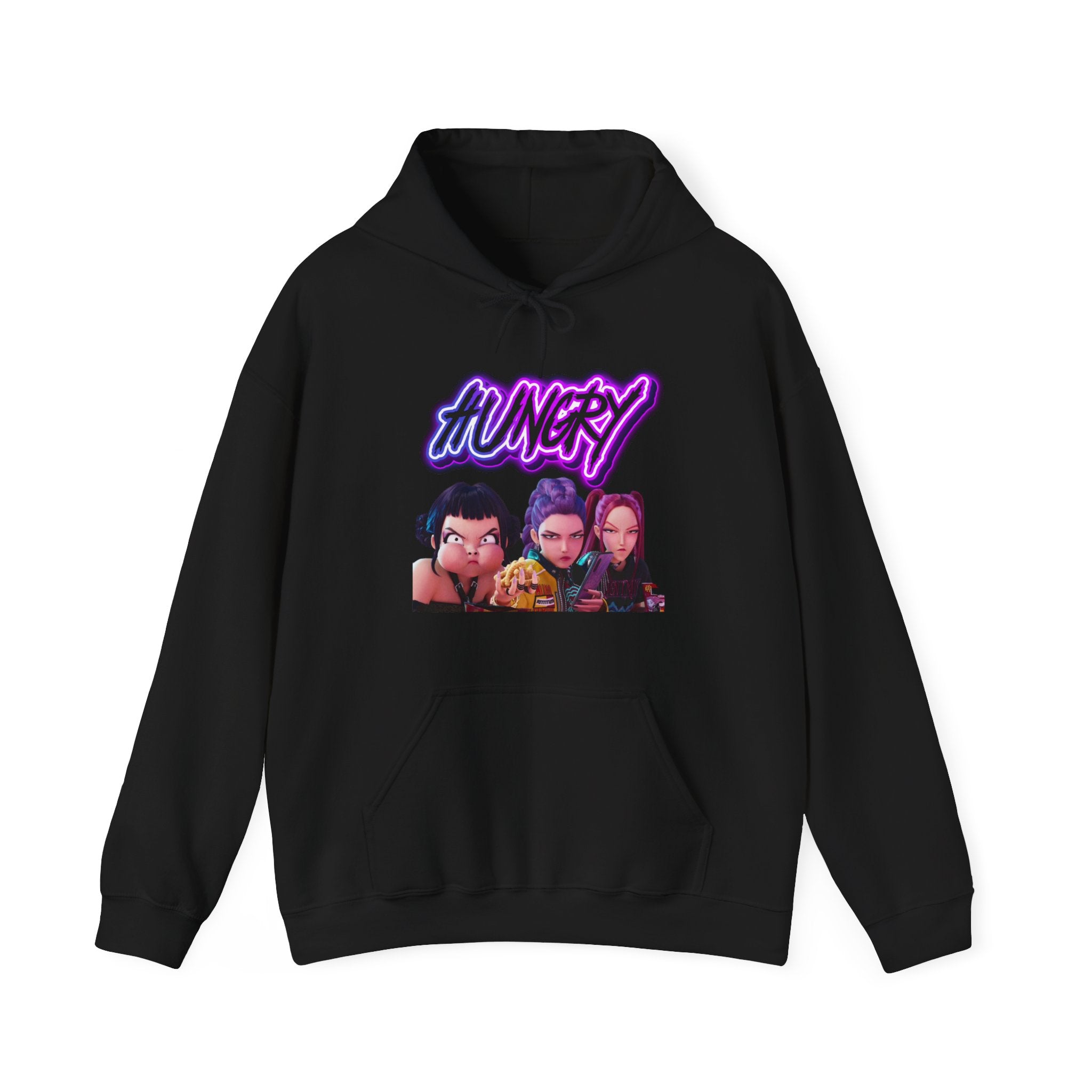Hungry huntrix Vibes Unisex Hooded Sweatshirt