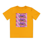 Saja boys Youth Competitor T-Shirt - Fun Retro Vibe with Colorful Design