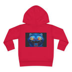 Toddler Fleece Hoodie with Colorful Character Art