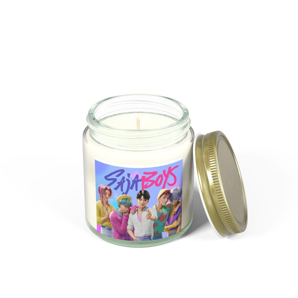 Saja boys Colorful Scented Candles - Coconut Apricot Wax with Retro Vibes