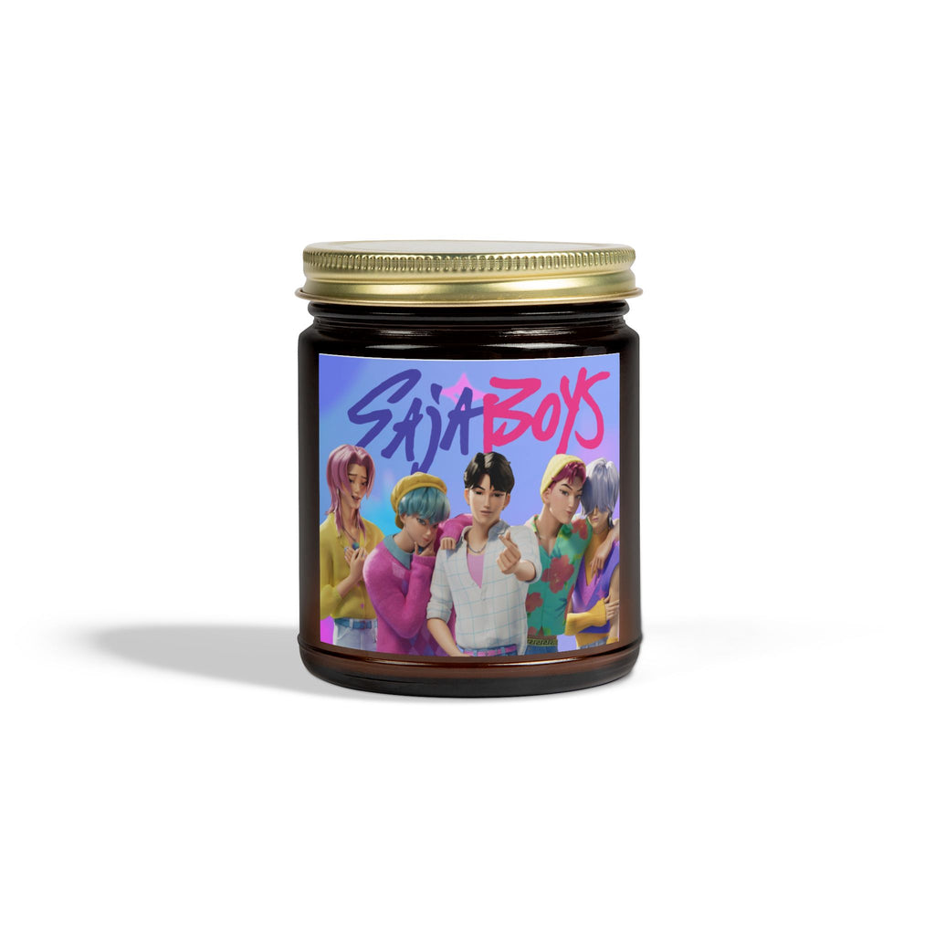 Saja boys Colorful Scented Candles - Coconut Apricot Wax with Retro Vibes
