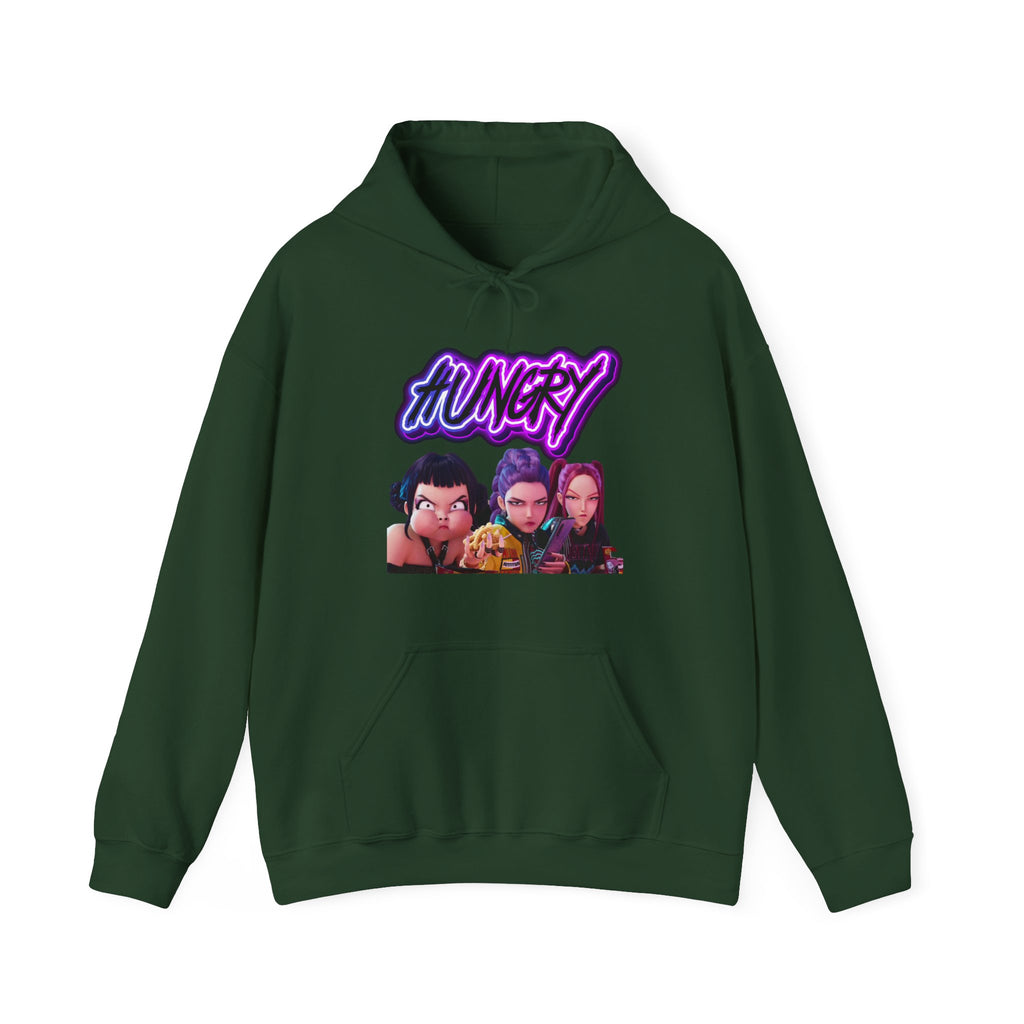 Hungry huntrix Vibes Unisex Hooded Sweatshirt