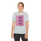 Saja boys Youth Competitor T-Shirt - Fun Retro Vibe with Colorful Design