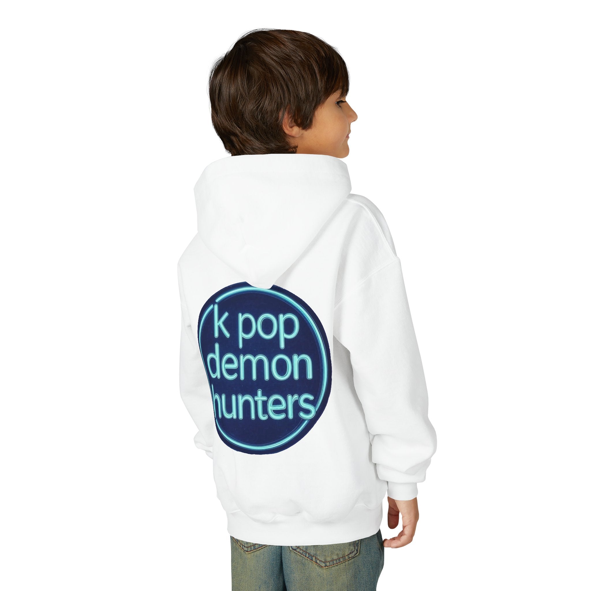 K-Pop Demon Hunters Youth Hoodie - Stylish Heavy Blend Sweatshirt for Fans