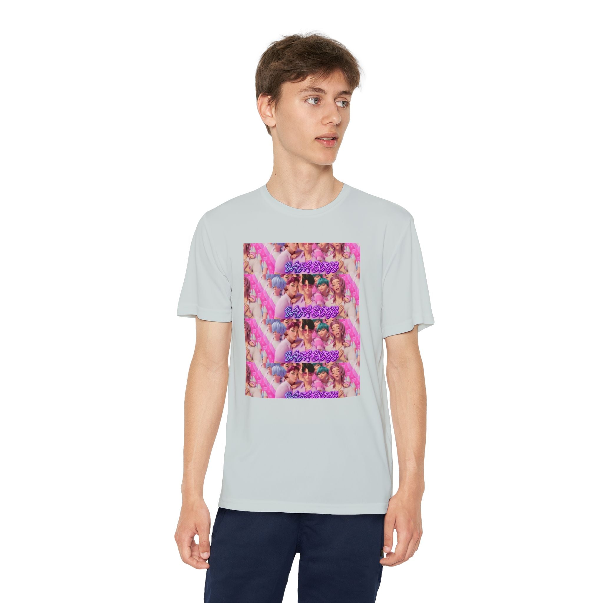 Saja boys Youth Competitor T-Shirt - Fun Retro Vibe with Colorful Design
