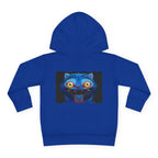 Toddler Fleece Hoodie with Colorful Character Art
