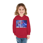 Toddler Fleece Hoodie with Colorful Character Art
