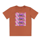 Saja boys Youth Competitor T-Shirt - Fun Retro Vibe with Colorful Design