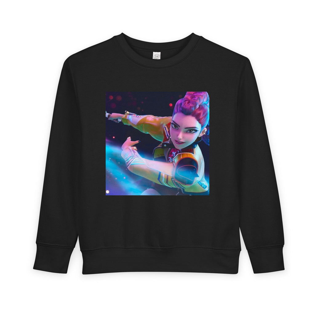 K pop demon hunters merch Toddler Sweatshirt