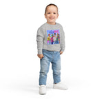 K pop demon hunters merch Colorful Toddler Sweatshirt with ‘Sajaboys’ Design