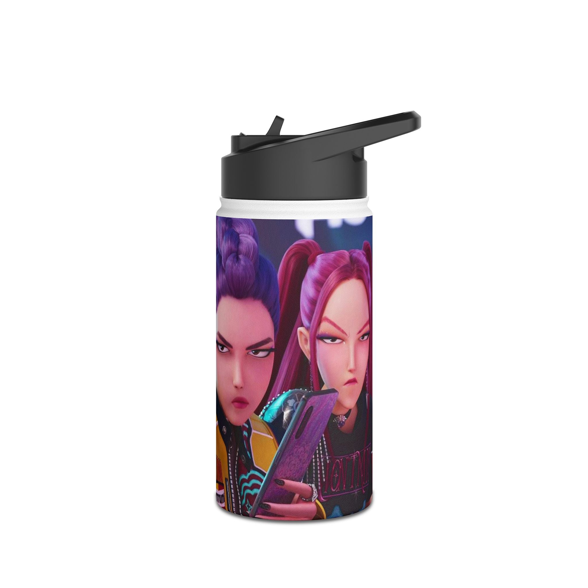 Anime-Inspired Stainless Steel Water Bottle