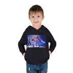 Toddler Fleece Hoodie with Colorful Character Art
