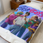 Saja Boys Velveteen Plush Blanket - Cozy Throw for Fans