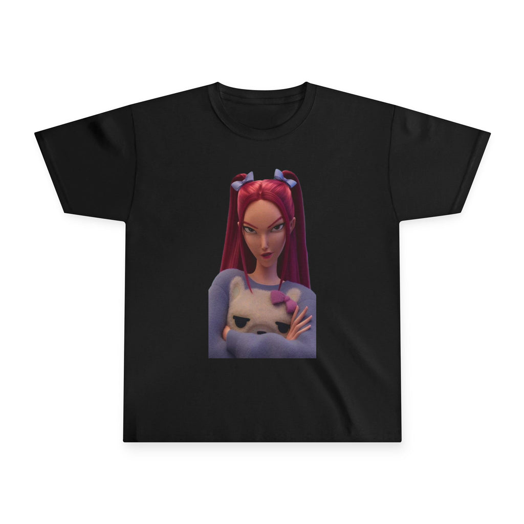 Youth Graphic Tee with Cool Cat Design