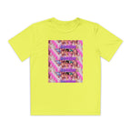 Saja boys Youth Competitor T-Shirt - Fun Retro Vibe with Colorful Design