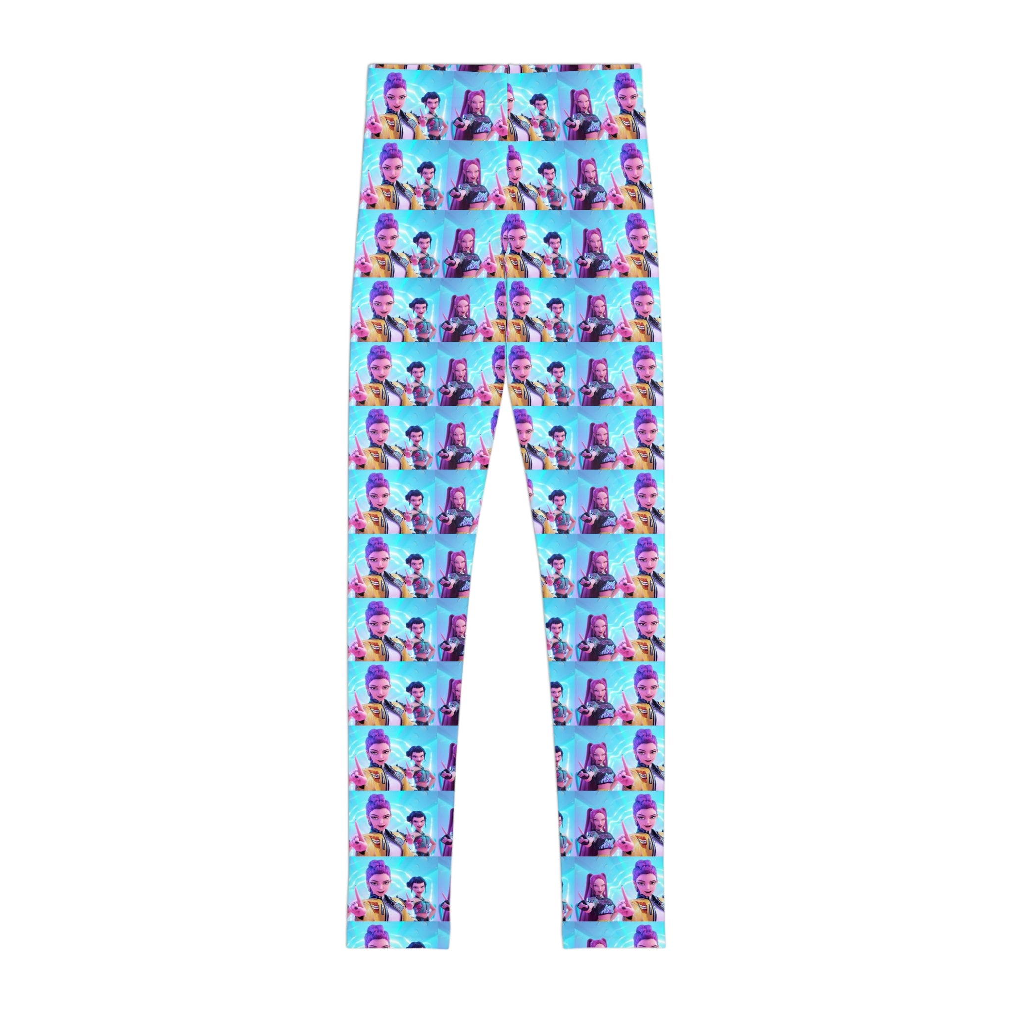 Vibrant Youth Leggings with Colorful Design