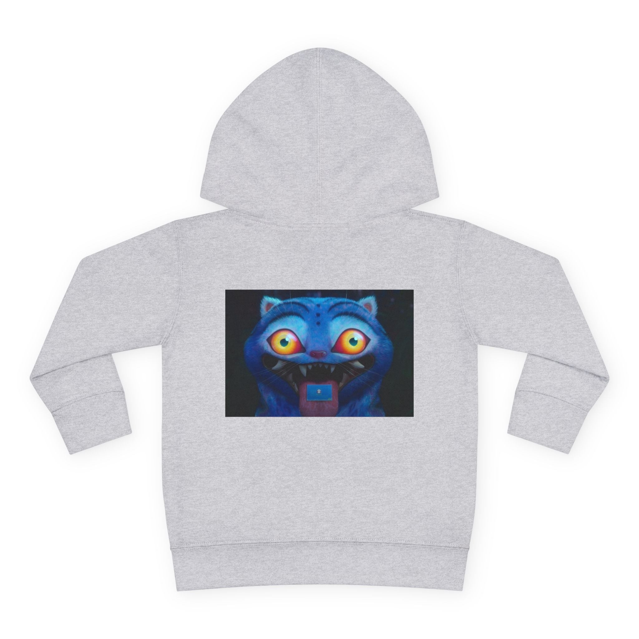 Toddler Fleece Hoodie with Colorful Character Art