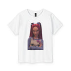 Youth Graphic Tee with Cool Cat Design