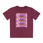 Saja boys Youth Competitor T-Shirt - Fun Retro Vibe with Colorful Design
