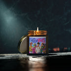 Saja boys Colorful Scented Candles - Coconut Apricot Wax with Retro Vibes