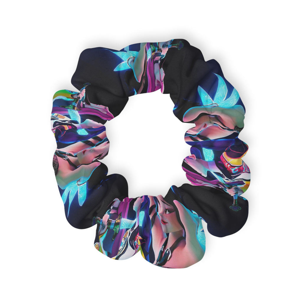 Bohemian Floral Scrunchie Set - Vibrant, Colorful Hair Accessories for Everyday Wear