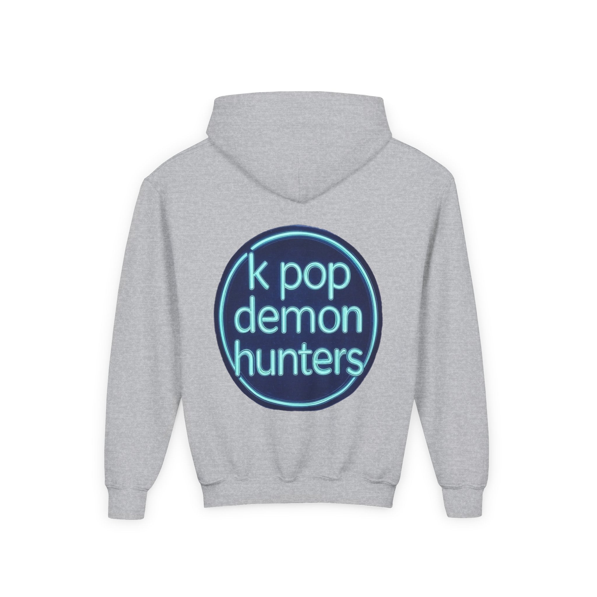 K-Pop Demon Hunters Youth Hoodie - Stylish Heavy Blend Sweatshirt for Fans