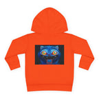 Toddler Fleece Hoodie with Colorful Character Art