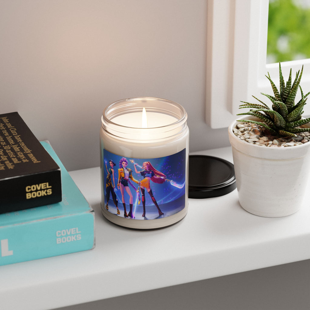 Huntrix k pop demon hunters Scented Candle