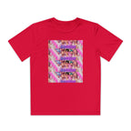 Saja boys Youth Competitor T-Shirt - Fun Retro Vibe with Colorful Design