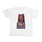 Youth Graphic Tee with Cool Cat Design