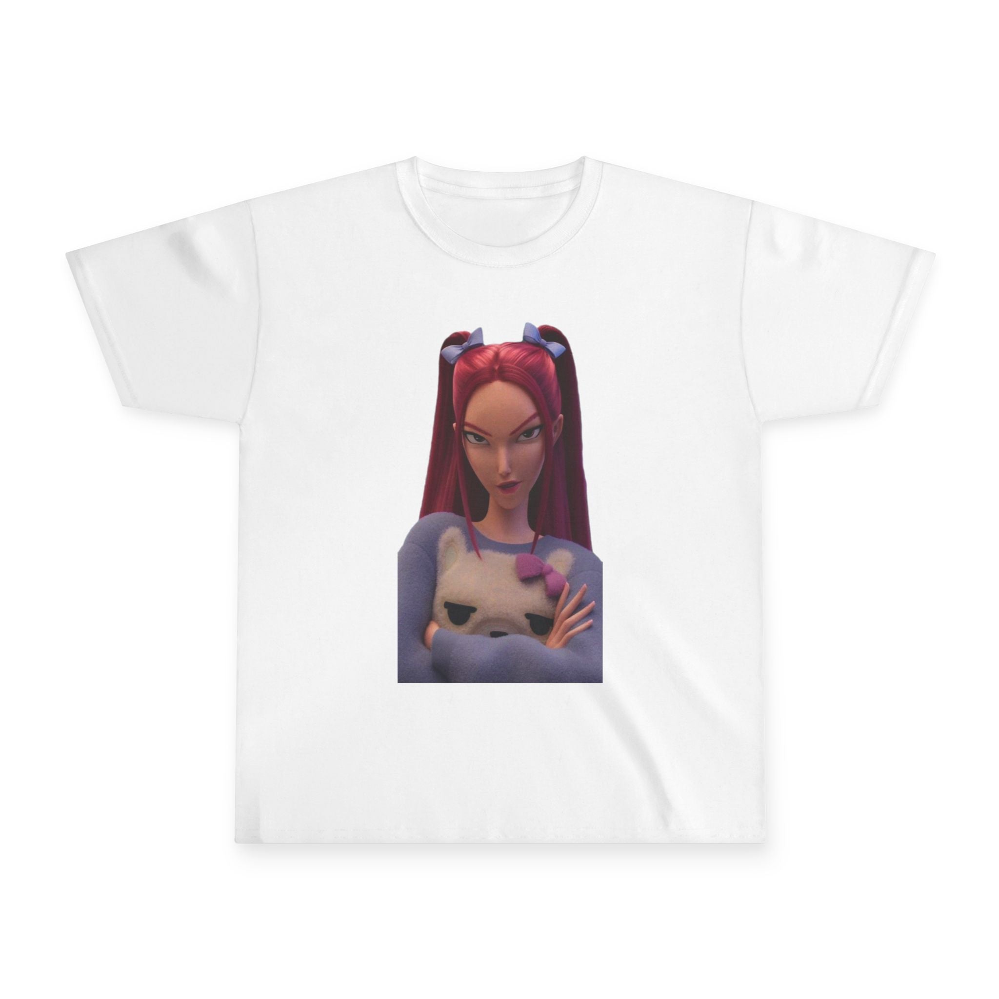 Youth Graphic Tee with Cool Cat Design