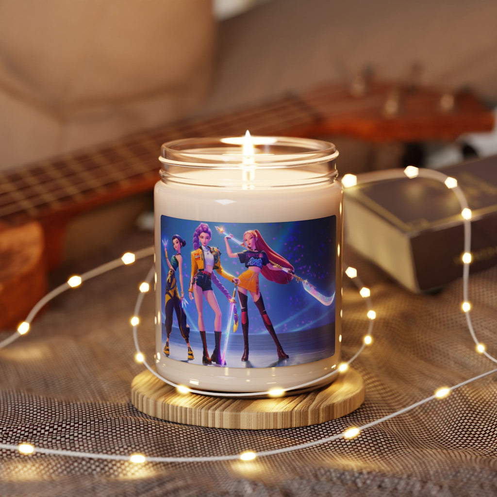 Huntrix k pop demon hunters Scented Candle